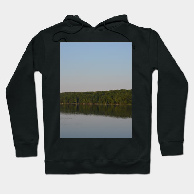 Big Bass Lake, PA Hoodie by tessiaphoto